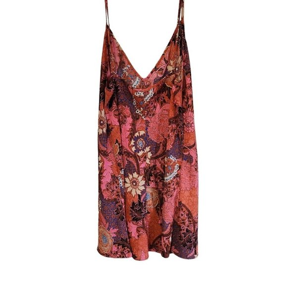 A. L. C. Puffed Sleeve Dress With Slip/Tank Sz 12 - Picture 4 of 8